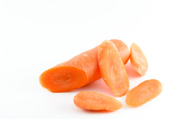 Sliced ​​carrots