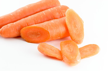 Sliced ​​carrots