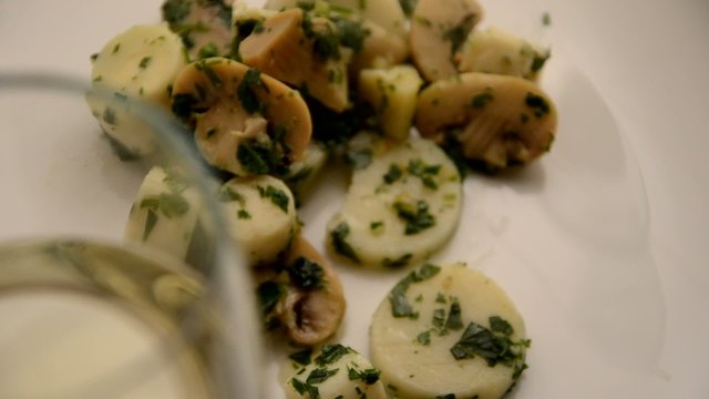 Palmitos y kani kama C&oelig;ur de palmier پنیر نخل