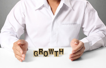 word growth in hand