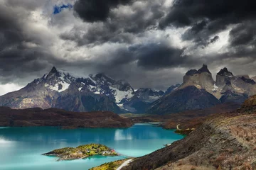 Peel and stick wall murals Cordillera Paine Torres del Paine, Lake Pehoe