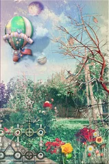 Türaufkleber Wundergarten © Rosario Rizzo