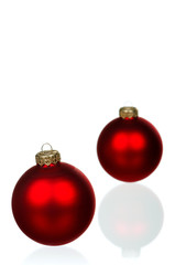 Red baubles