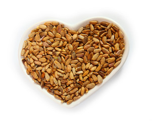 Seed of a Milk Thistle (Silybum marianum).