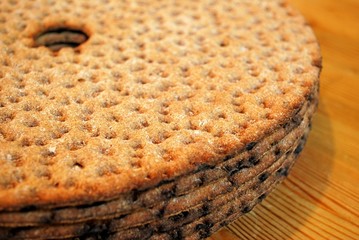 rundes Knäckebrot