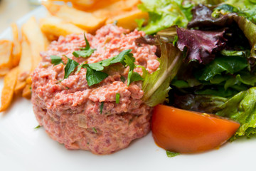 tasty tartare(Raw beef)