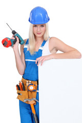 Female builder