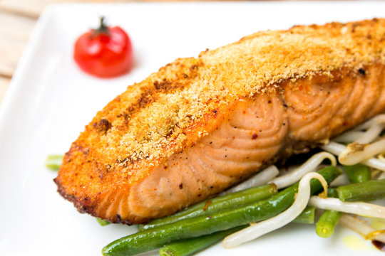 grilled salmon