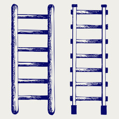 Staircase. Doodle style
