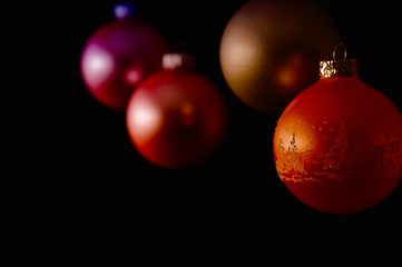Fototapeta premium Bunte Christbaumkugeln