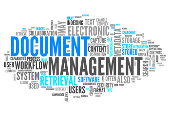 Word Cloud "Document Management"
