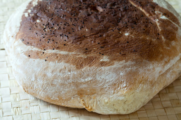 large loaves of bread traditionally roasted
