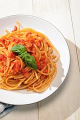 Bucatini Amatriciana - Pasta amatriciana