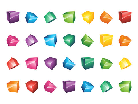 0903 Colorful Cubes