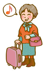 お母さんの旅行