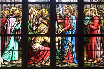 Dinan, stained glass