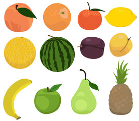 Fototapeta na wymiar zbiór owoców