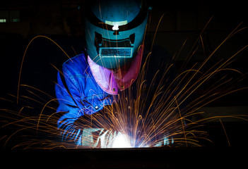 Hard job. Construction and manufacturing
