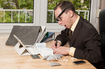 Überforderung auf dem Arbeitsplatz, Burnout.