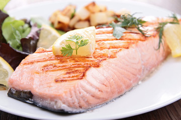grilled salmon