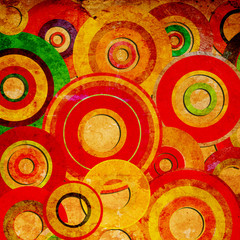 grunge circles abstract background