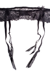 Black garter belt