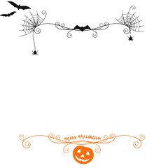 HALLOWEEN ORANGE BLACK DIVIDERS
