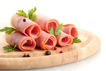 tasty bacon with spices