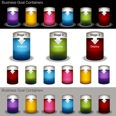 Container Chart Banner Set