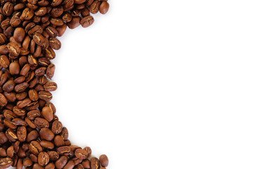 Coffee beans background