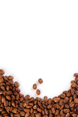 Coffee beans background