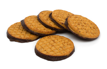 Chocolate Chip Cookie isolated on white