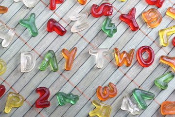 Fototapeta premium sweet letters day two