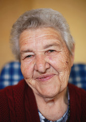 Portrait of a smiling senior woman