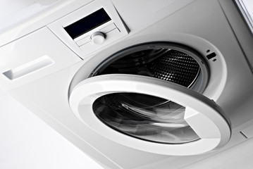 washing machine on a white background