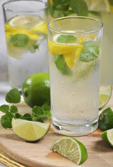 lemonade in glass