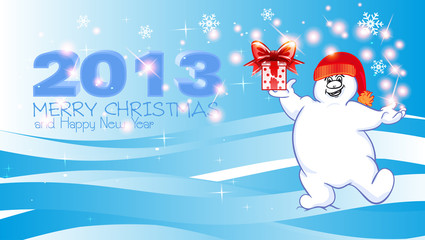 2013 Snowman & Merry Christmas