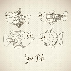  fish Drawings