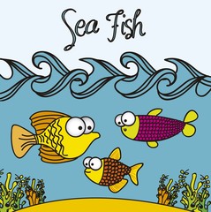 illustration of fish Drawings