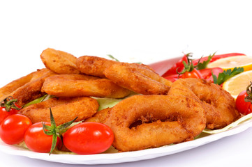 Calamari close up