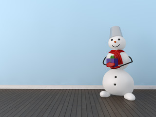 Snowman at Christmas