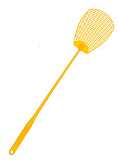 Yellow flyswatter