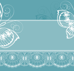 white  lace border