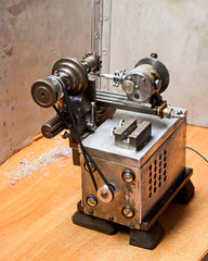 Self made lathe
