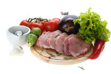 raw meat