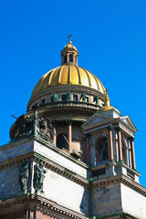 Fototapeta premium Dome of Saint Isaac's Cathedral ssia