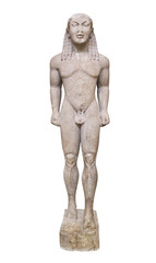 Statue in Delphi museum, Greece