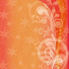 Orange holiday background