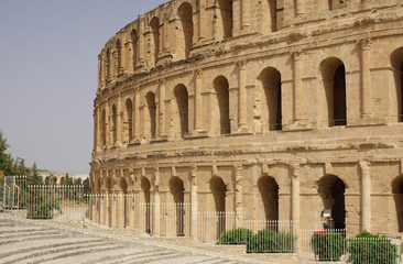 Coliseum in El-Jem, Tunisia, Africa