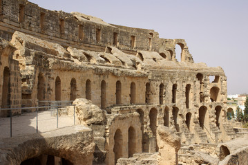 Fototapeta premium Coliseum in El-Jem, Tunisia, Africa